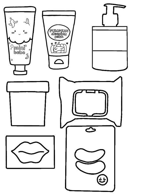 Бумажная косметика печать