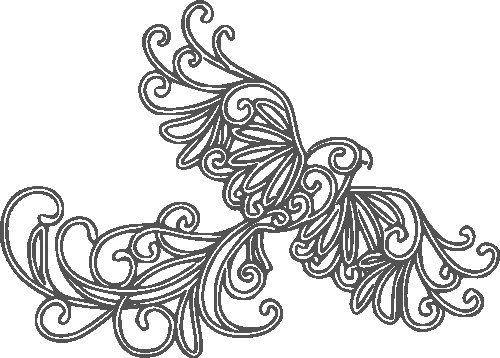 Орнамент для джутовой филиграни