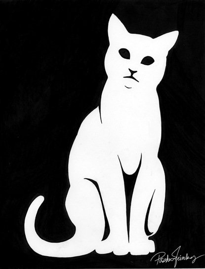 Силуэт кошки