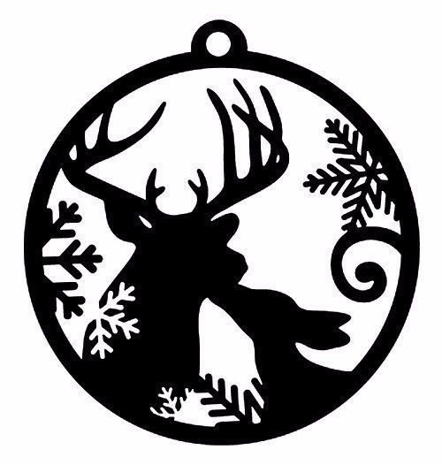 Новогодние трафареты для плоттера