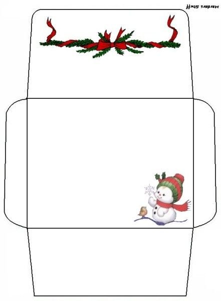 Конверт "новогодний"