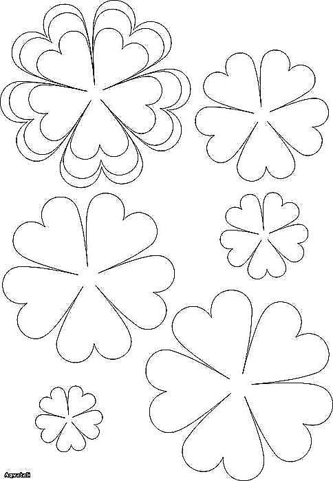 Трафарет "цветы"