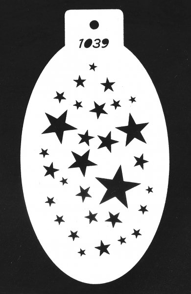 Трафарет простой для аквагрима