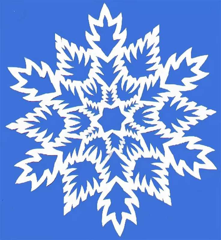 Красивые новогодние снежинки на окно