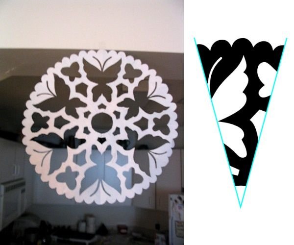 Необычные снежинки для вырезания