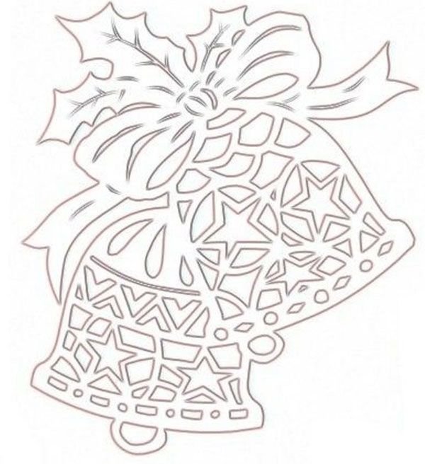 Новогодние шаблоны для вырезания