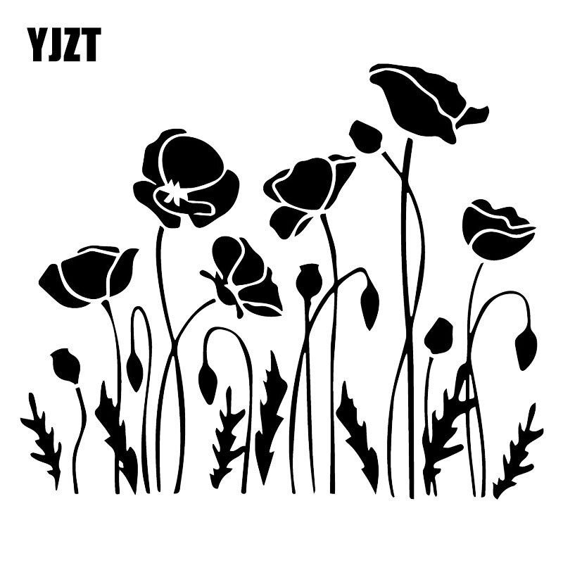 Трафареты цветов для декора