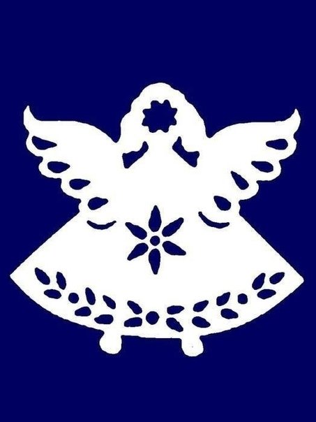 Ангелочки для вырезания