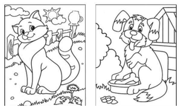 Веселые раскраски. Мои любимцы