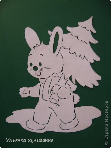 Новогодние зайчики вытанки