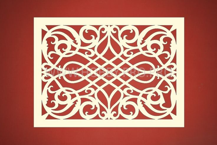 Орнаментальная резьба прорезная вектор