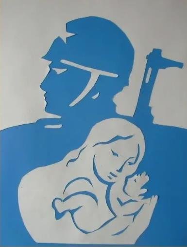 Силуэты на окно ко Дню Победы