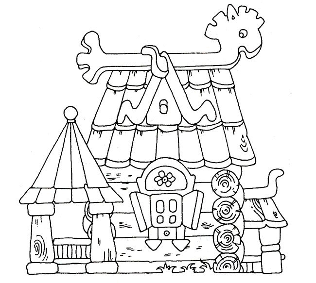 Рисование сказочный Терем