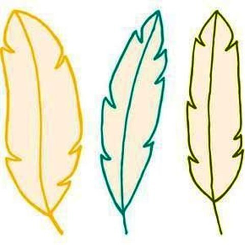 Перо для вырезания из бумаги