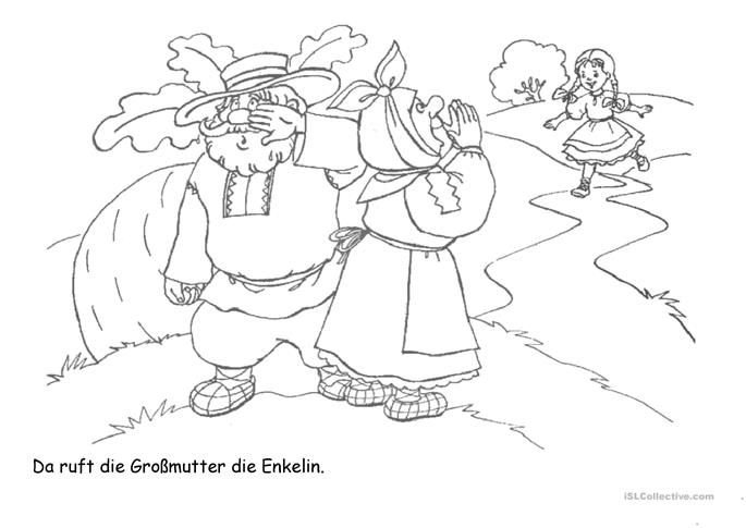 Сказка-раскраска к сказке Репка