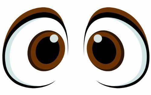 Глаза трафарет