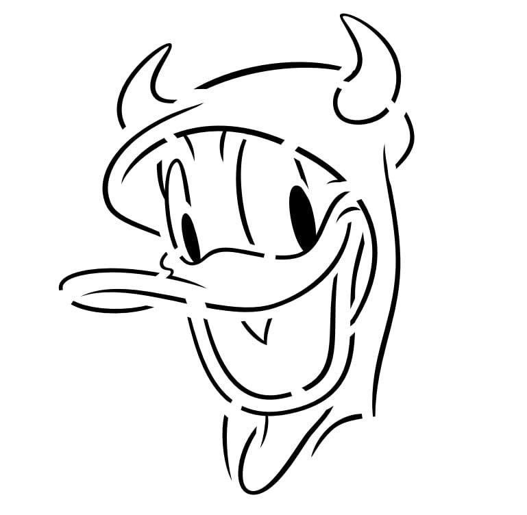 Дональд дак тату эскизы