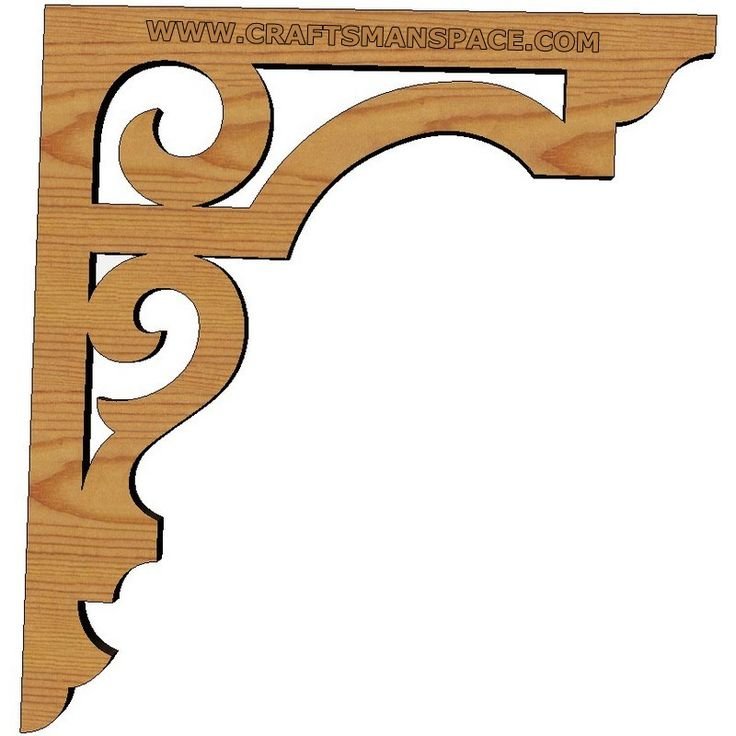 Фигурные деревянные полки