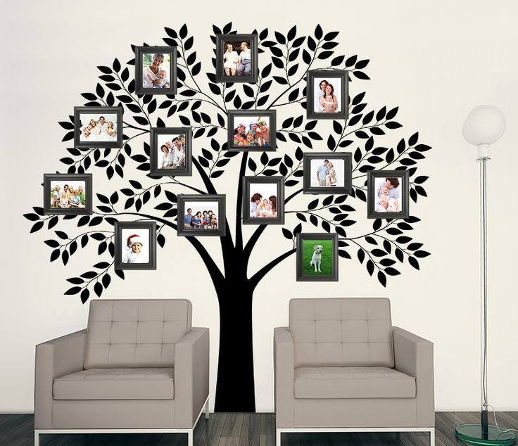 Семейное Древо на стене декор