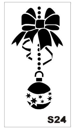 Трафареты на новый год для искусственного снега