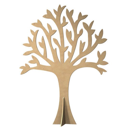 Макет дерева из картона