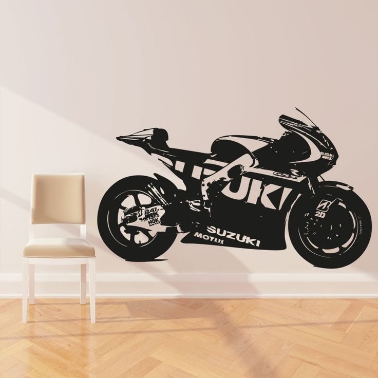 Наклейки на мотобайк