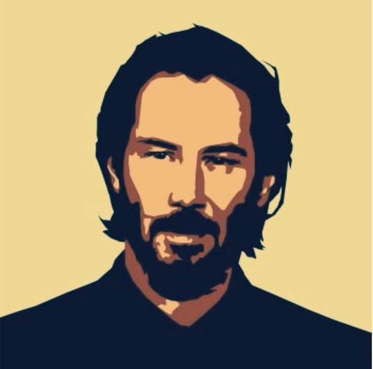 Киану Ривз портрет