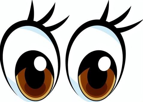 Глаза мультяшные