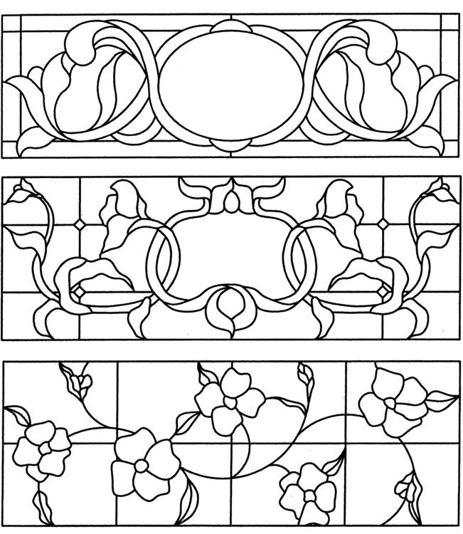 Витраж орнамент
