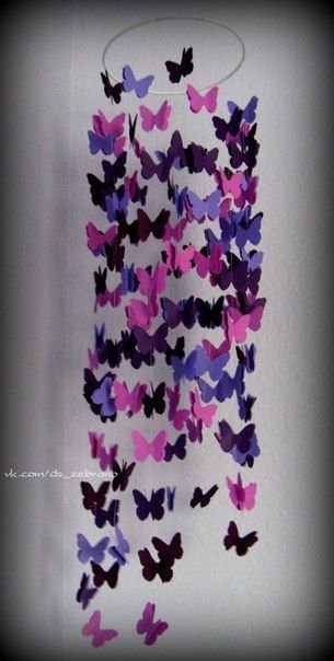 Бабочка из бумаги