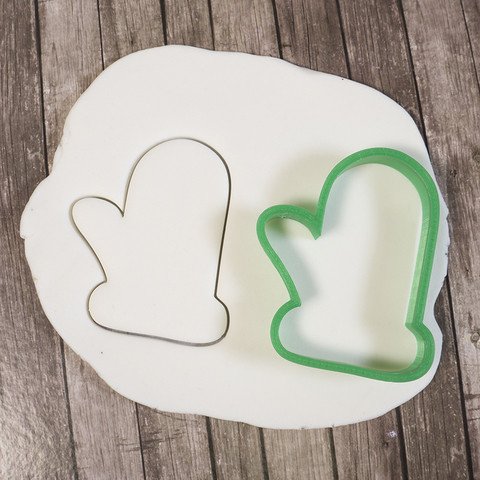 Вырубка варежка для пряников