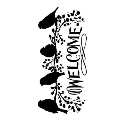 Трафарет велком