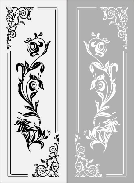 Орнамент пескоструй