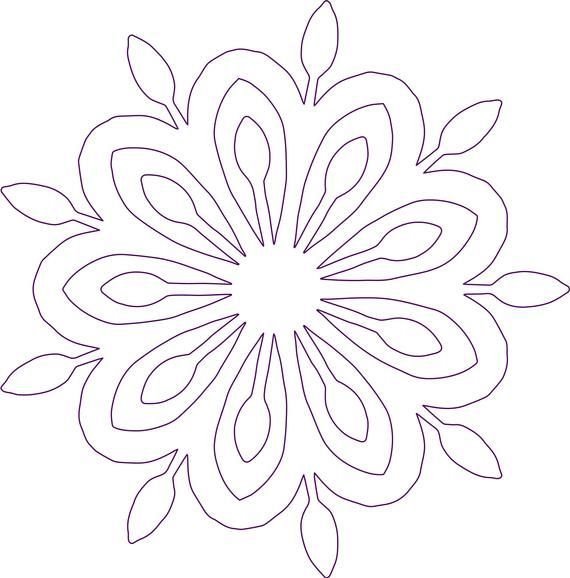 Вытынанки цветы