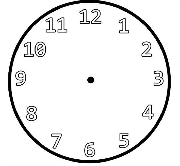 Часы для распечатки