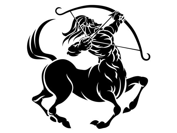 Стрелец векторный