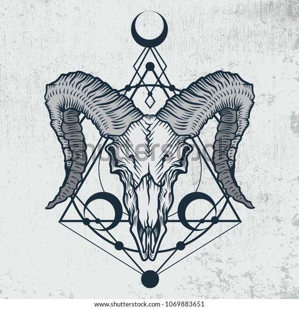 Череп барана сатанизм