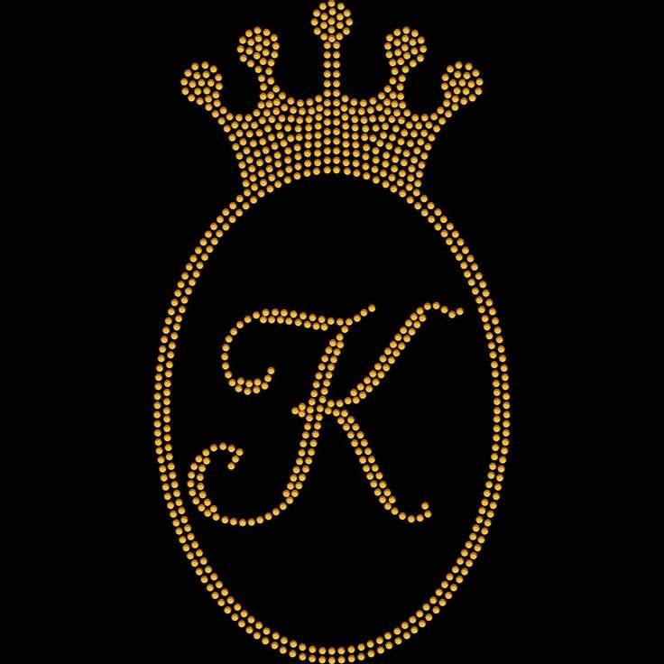 Красивые буквы из страз