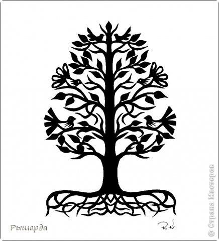 Дерево для вырезания