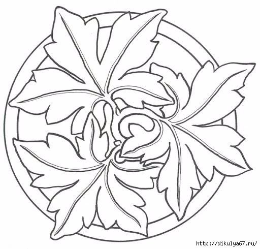 Контур для витражных рисунков