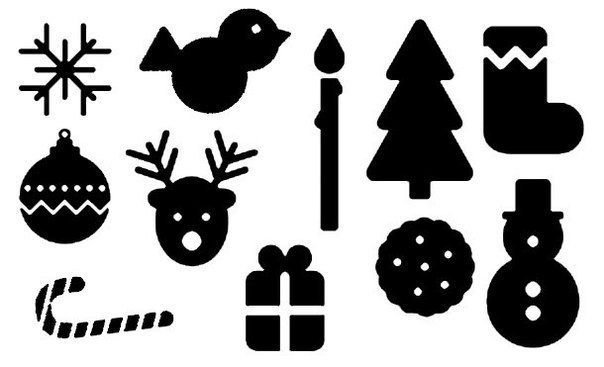 Новогодние силуэты