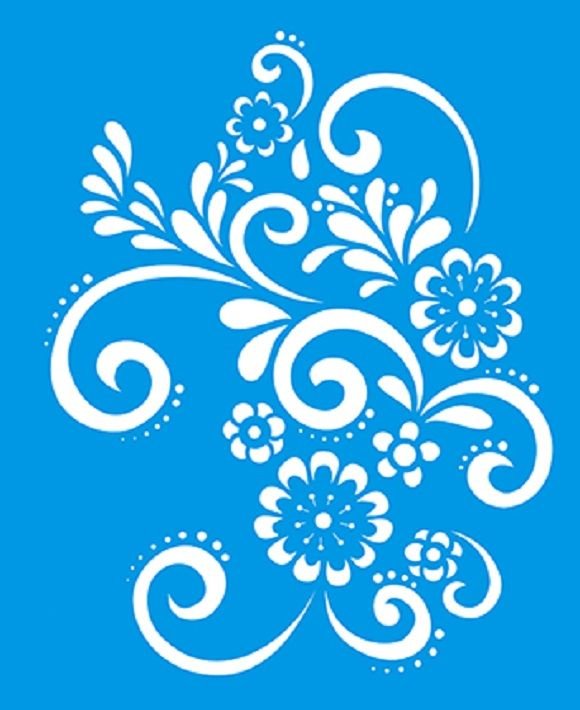 Трафарет узоров для росписи