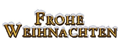 Надпись Рождество на немецком