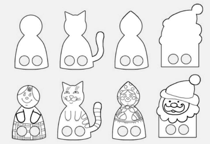 Куклы для пальчикового театра