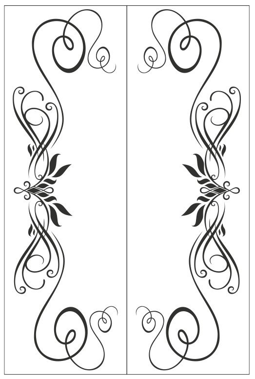 Узоры для мебели трафареты