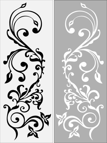 Трафареты для декора дверей