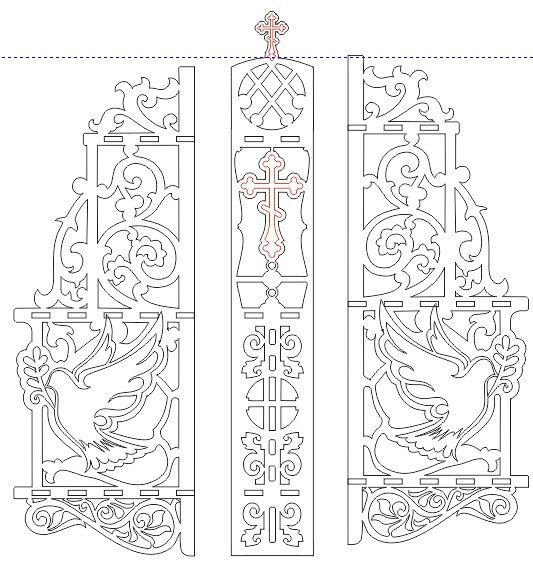 Православный орнамент вектор для ЧПУ