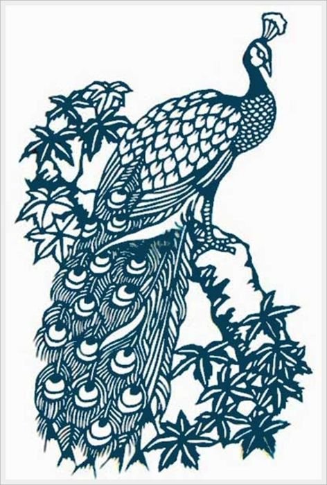 Павлины Графика