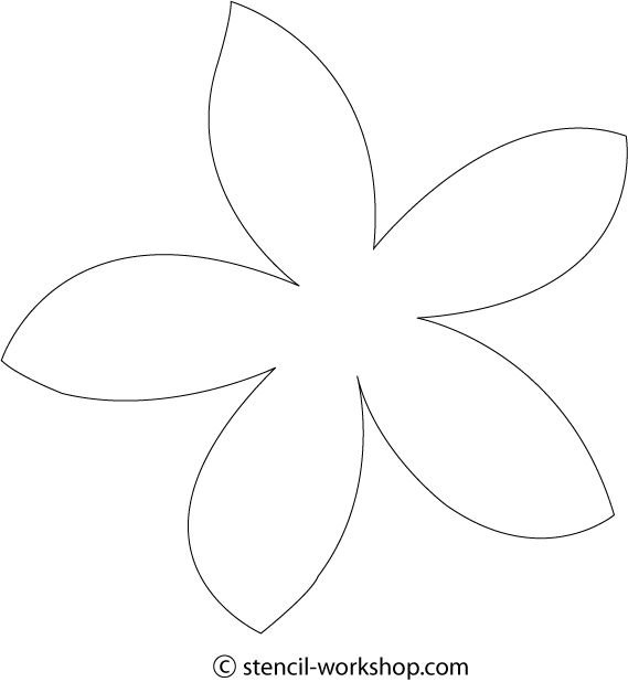 Трафарет "цветы"