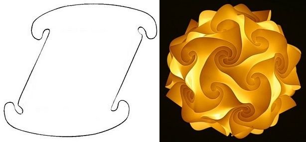 Светильник шаблон